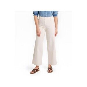 Universal Thread Women’s High Rise Sailor Wide Leg Ankle Jeans Beige Size 14|NWT